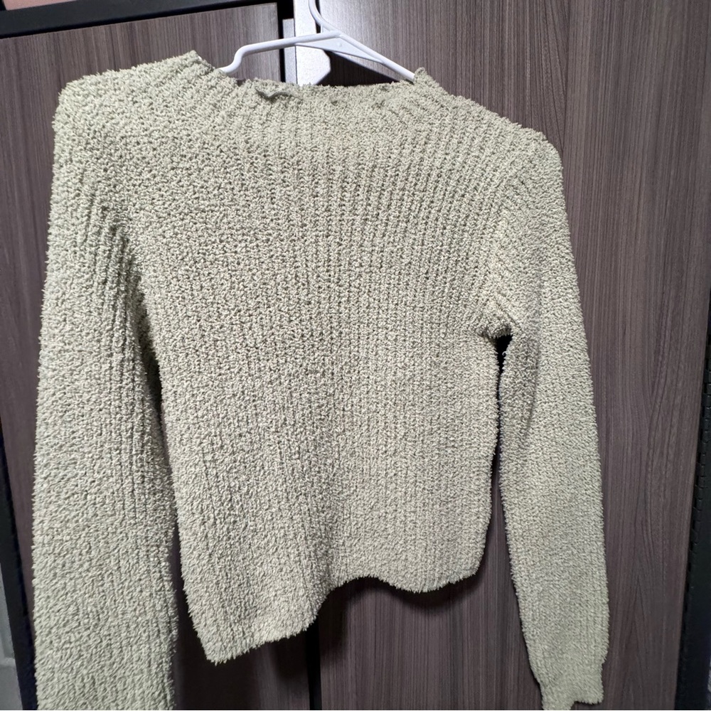 Zara Longsleeve Sage Green Winter Top
